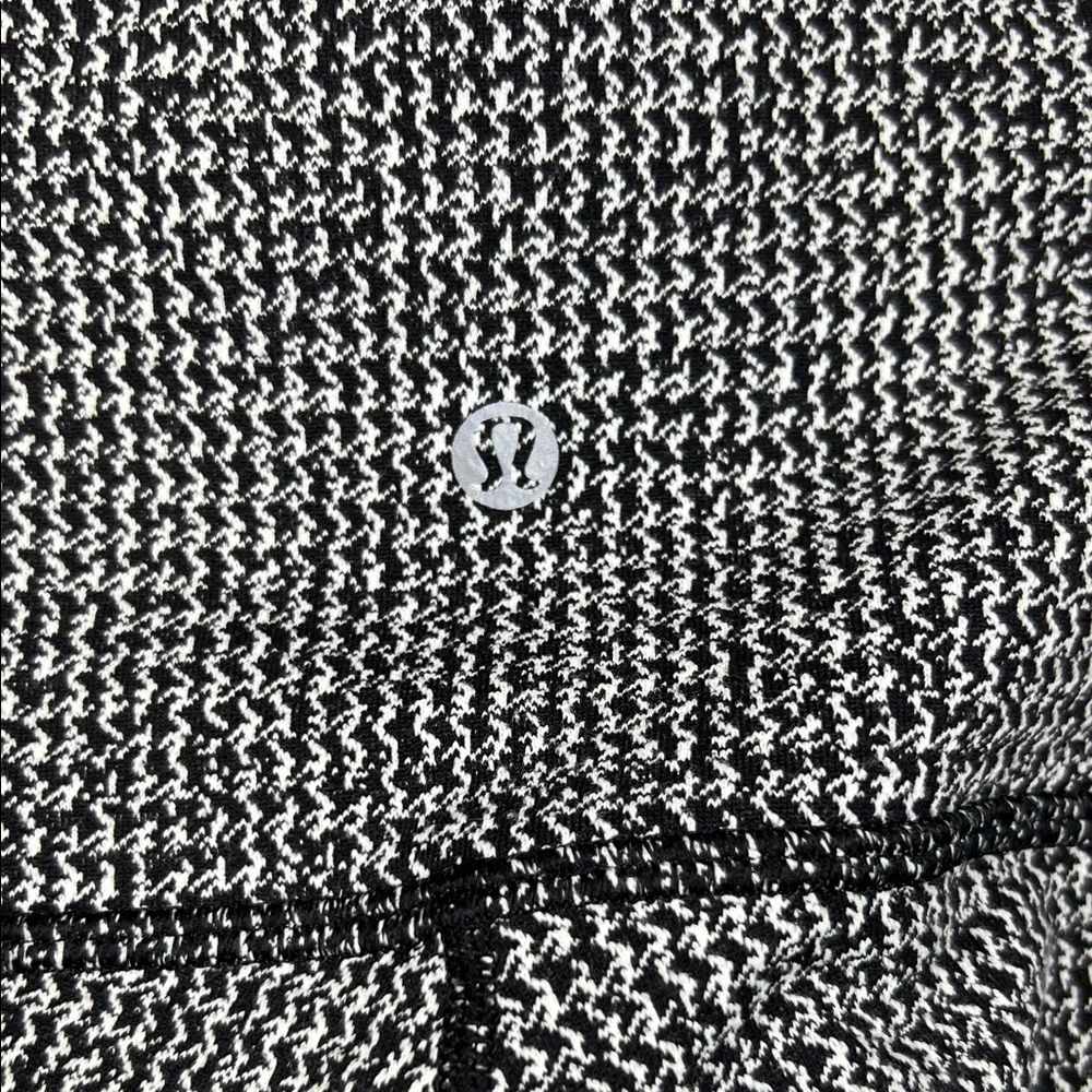 Lululemon Athletica Black and White Patterned Leggings